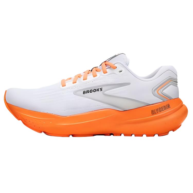 Brooks Brooks Glycerin 21 shock-absorbing and anti-wear low-top running shoes men's white