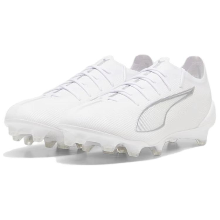 PUMA ULTRA 5 ULTIMATE Soft And Comfortable FG Firm Ground Soccer Shoes Unisex White