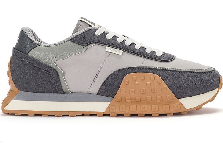 Kappa Slip Resistant Abrasion Resistant Low top Running Shoes Unisex Premium Gray