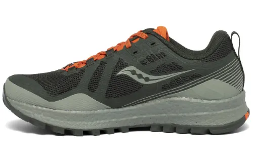 Saucony Trail Running Mesh Cushioning Slip Resistant Abrasion Resistant Lightweight Low top Running Shoes Men's