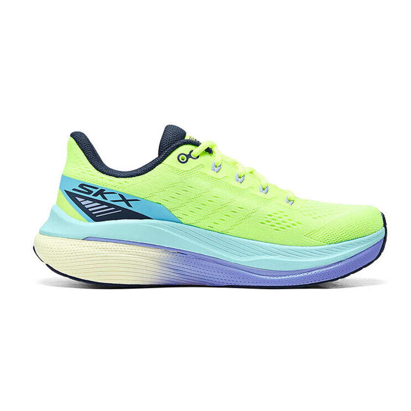 Skechers Max Cushioning Propulsion Fashion Trend Abrasion Resistant Low top Casual Shoes Women’s Green Blue