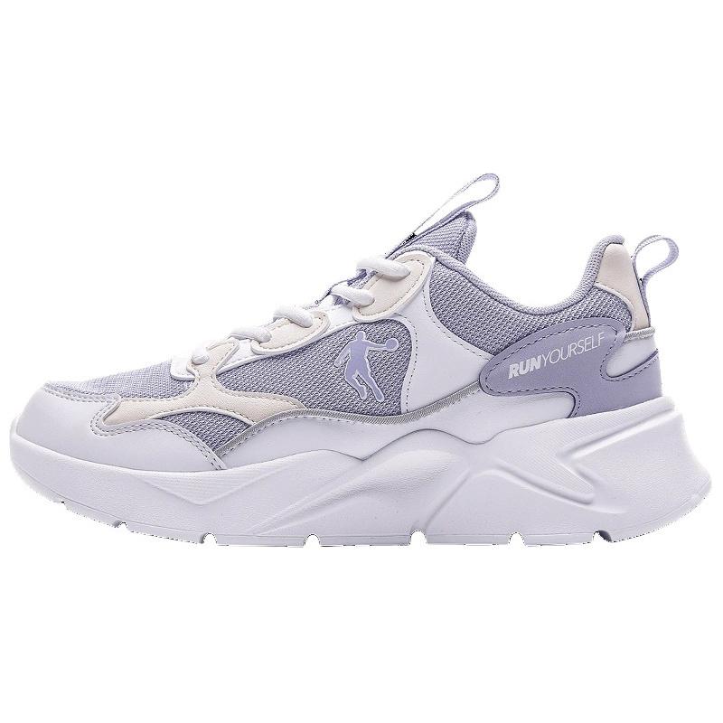 QIAODAN Mesh Low top Running Shoes Women’s Purple White