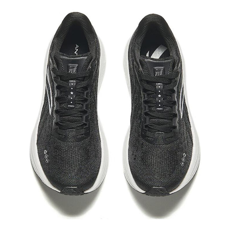 Anta Champion 3 Comfortable Fabric Abrasion Resistant Breathable Low top Training Running Shoes Women’s Black White