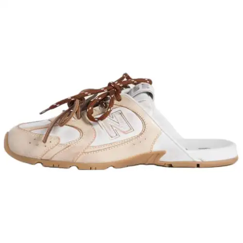 MIU MIU x New Balance NB 530 SL Closed Toe Slippers Women's White Brown