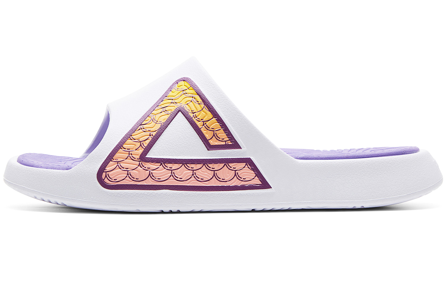 PEAK Chinese Original Collection EVA Quiet Slide Slippers Men's Crystal Purple