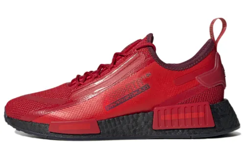 Adidas Originals NMD_R1 Spectoo Comfortable Abrasion Resistant Low top Running Shoes Unisex Red