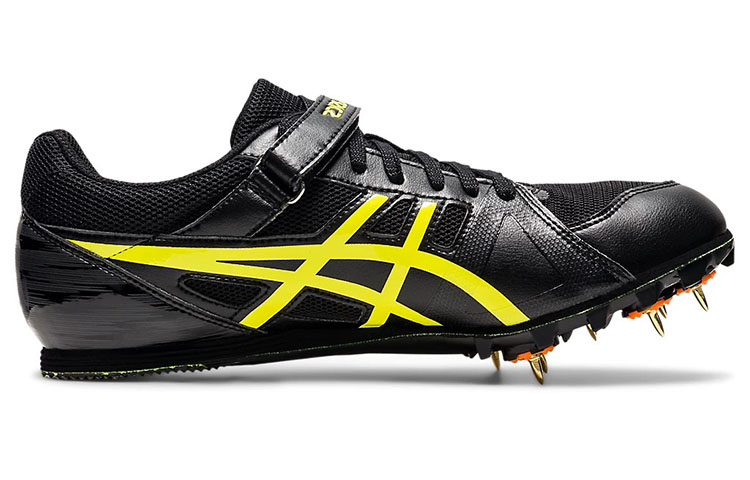 ASICS Heatflat Fr 7 Professional Athletics Black Yellow