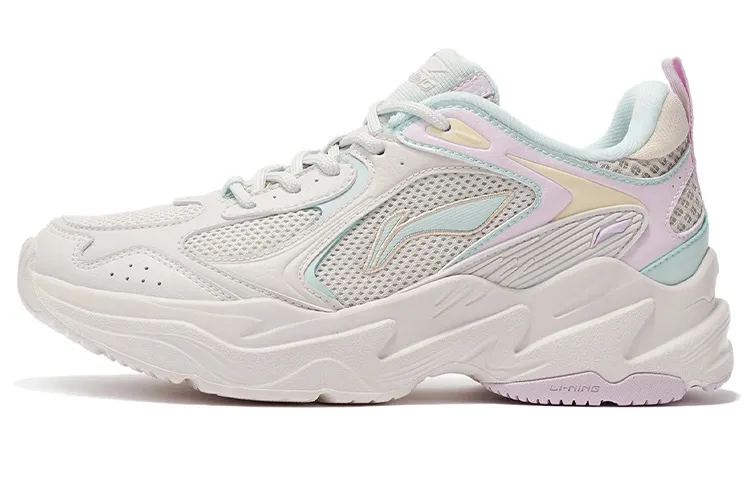 Li Ning Running Collection Cushioning Slip Resistant Breathable Rebound Low top