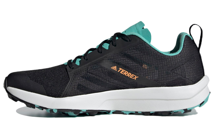 Adidas Terrex Speed Flow Trail Running Slip Resistant And Breathable Low top Running Shoes Women's Black