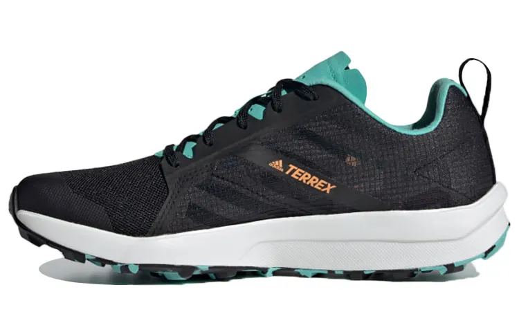 Adidas Terrex Speed Flow Trail Running Slip Resistant And Breathable Low top Running Shoes Women's Black