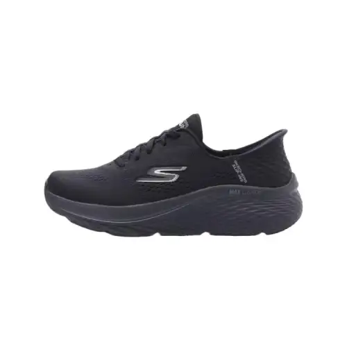 Skechers Abrasion Resistant Low top Running Shoes Women's Black