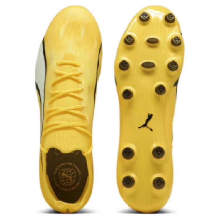 PUMA Ultra Ultimate AG Artificial Ground HG Hard Ground Soccer Shoes Men’s Yellow