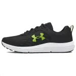 Under Armour Charged Assert 10 Low top Casual Running Shoes Men's Black Green
