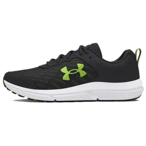 Under Armour Charged Assert 10 Low top Casual Running Shoes Men's Black Green