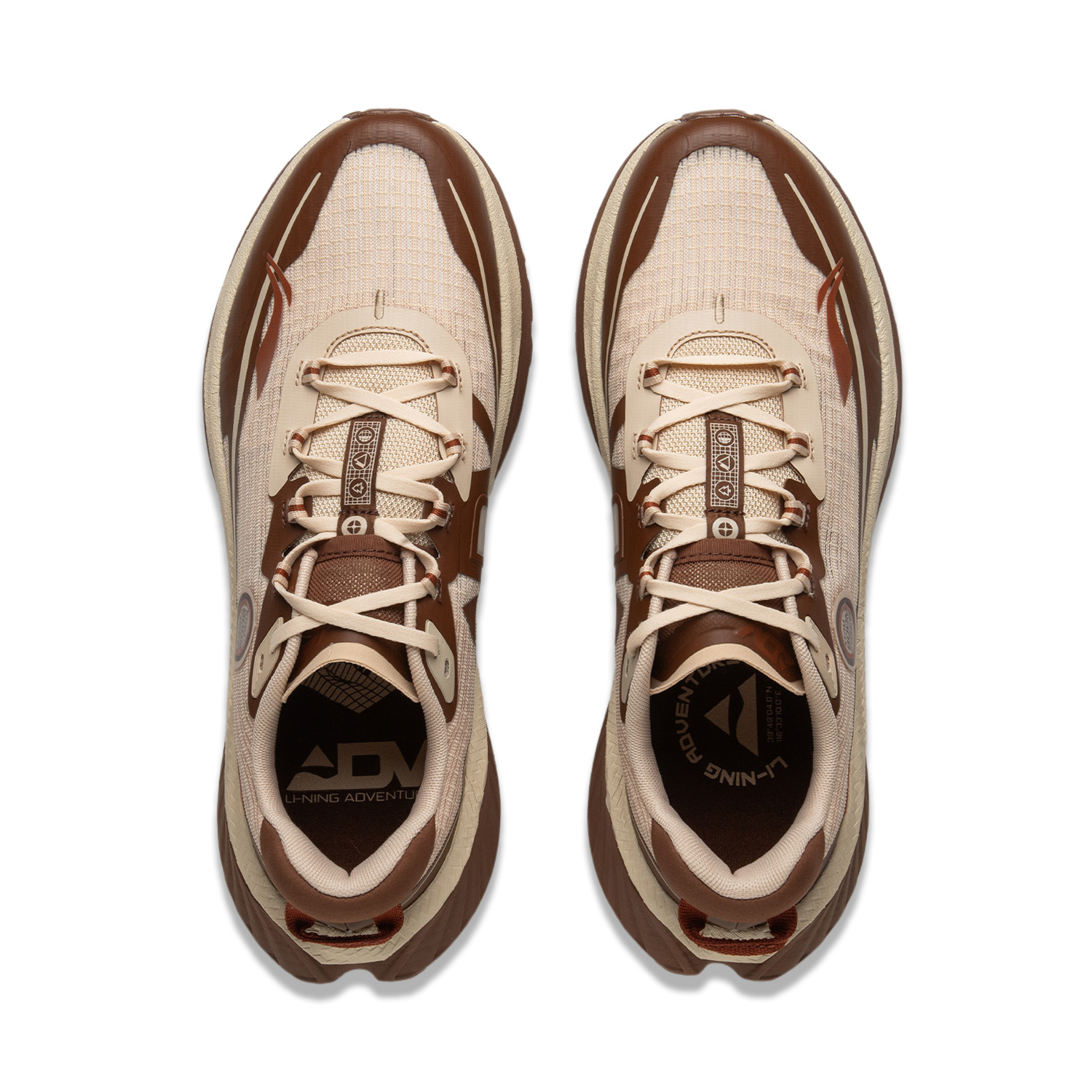 Li Ning De Lu V2 Running Shoes Men’s Low Top Sandy Umber