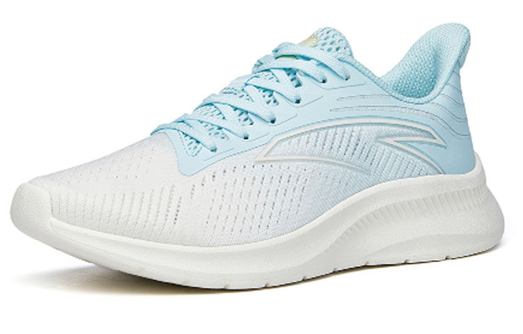 Anta Cushioning Slip Resistant Abrasion Resistant Breathable Low top Running Shoes Women’s Glacier Blue Lightweight