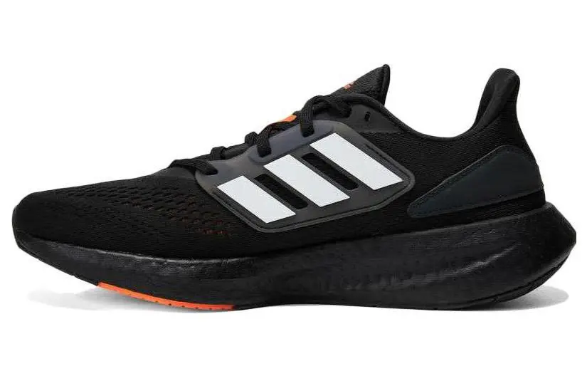 Adidas Pureboost 22 Platform Fabric Low top Running Shoes Men's Black