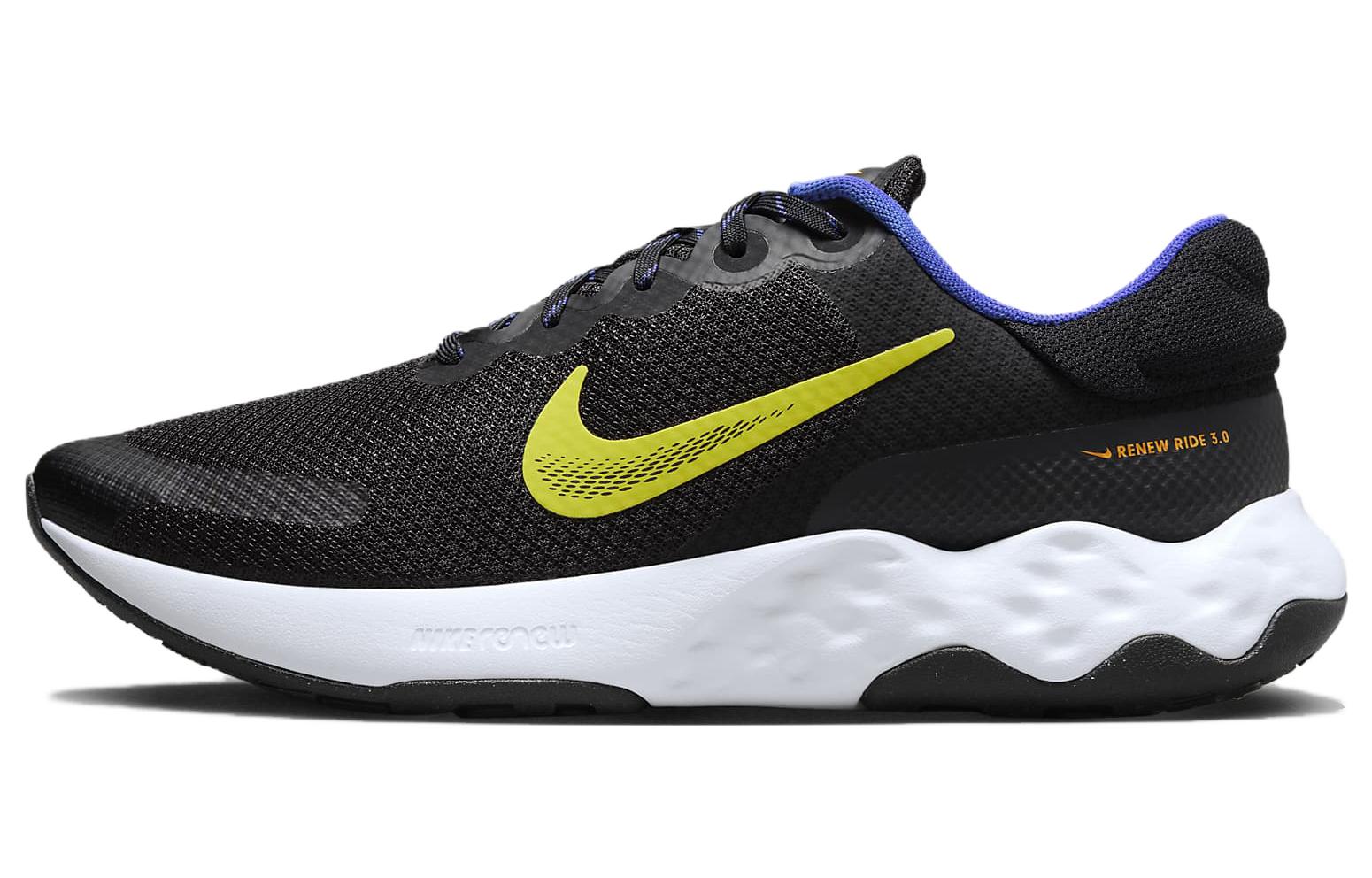 Nike Renew Ride 3 'Black High Voltage'
