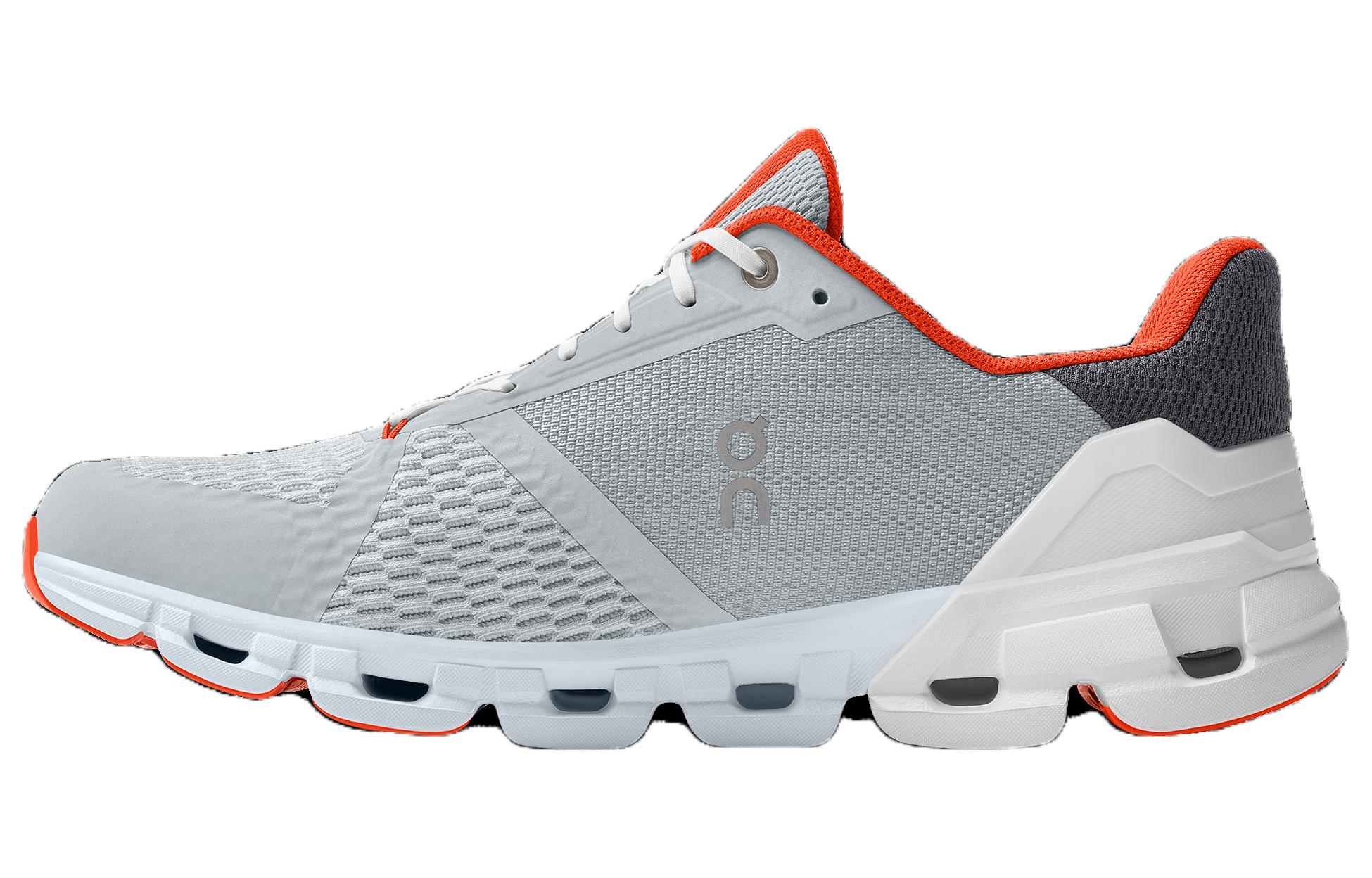 On Cloudflyer Abrasion Resistant Lightweight Wear resistant And Lightweight Low top Running Shoes Men’s Gray Orange