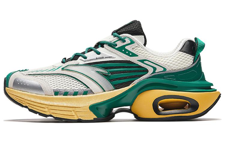 Anta Cushioning Slip Resistant Height Increasing Low top Nitrogen Technology Running Shoes Men’s White Green