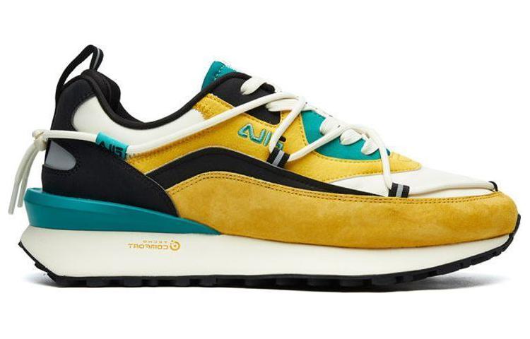 Мужские кроссовки Fila FUSION Jogger DX (оранжево-бежевые) — 柠咖橙/古董白 — фото 2