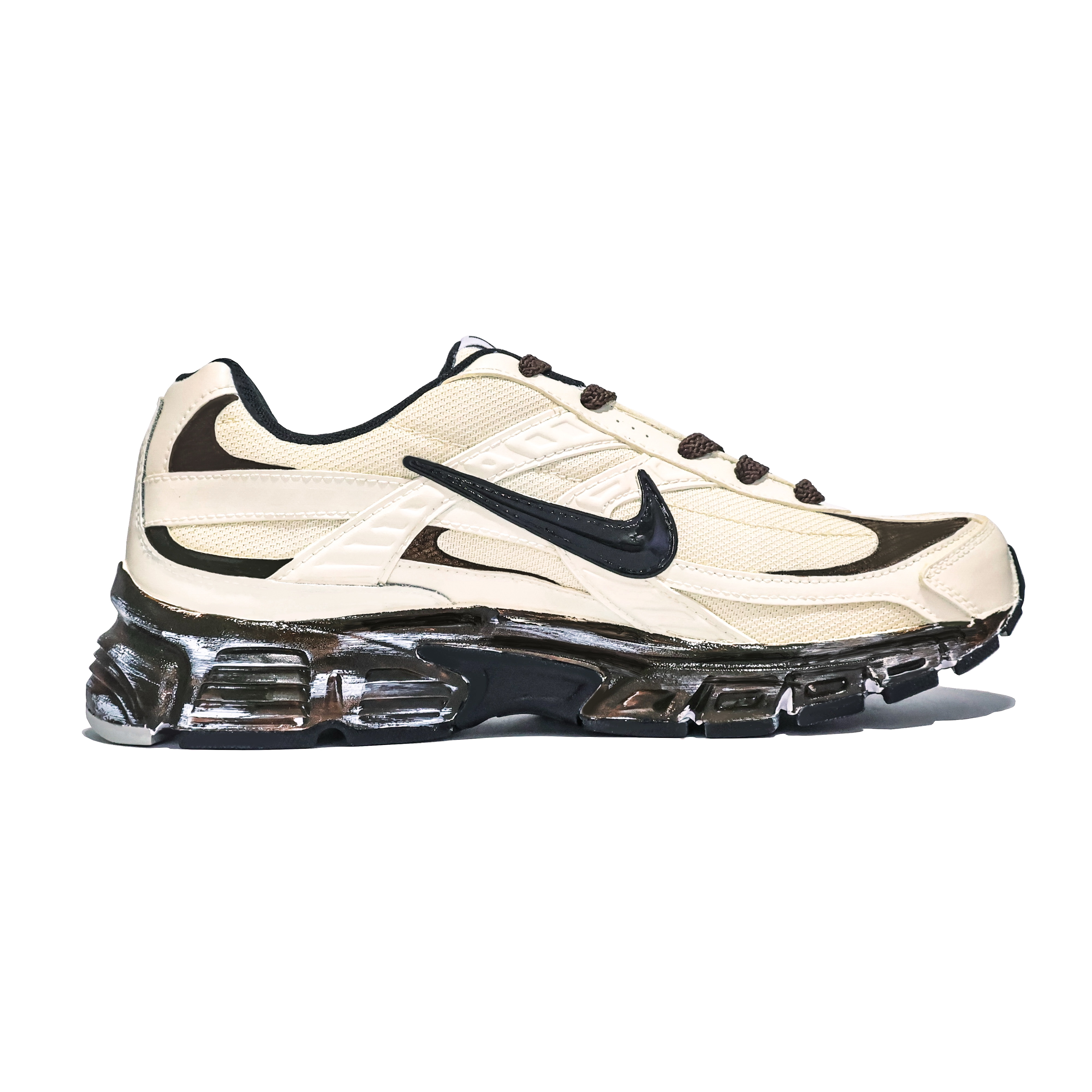 Nike Initiator Abrasion Resistant Low top Casual Running Shoes Unisex Khaki