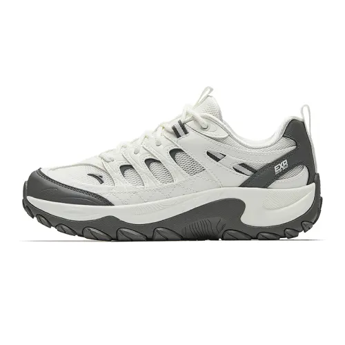 Anta Cushioning Breathable Low top Casual Running Shoes Women's Ivory White Volcanic Ash