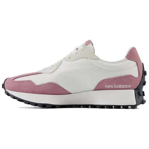 New Balance 327 Pink White Suede Women's