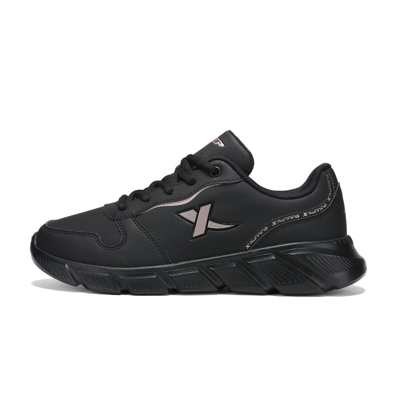 XTEP Cushioning, Wear Resistant Low top Casual Running Shoes Women’s Black