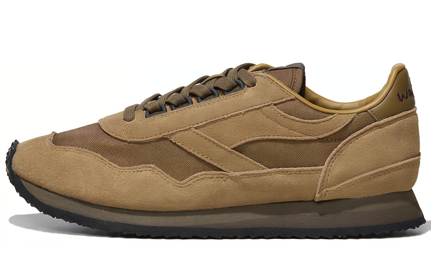 Norman Walsh Suede, Nylon Slip Resistant Abrasion Resistant Low top Running Shoes Unisex Brown
