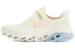 Skechers Glide step Sport Comfortable Low top Running Shoes Women's Beige White Blue