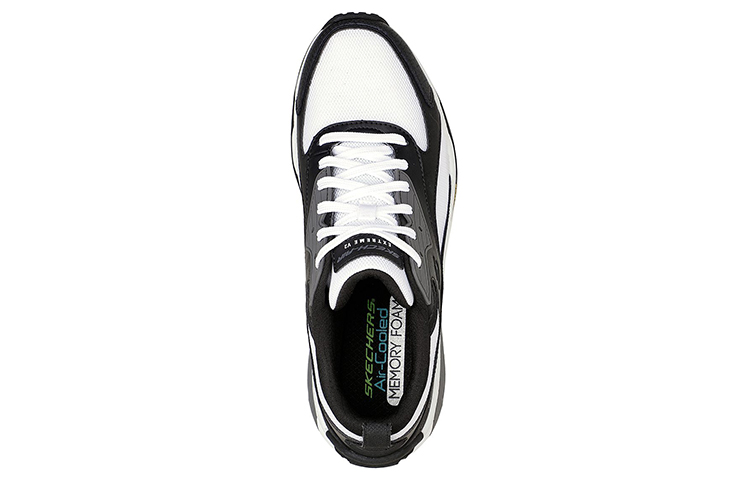 Skechers Air Extreme V2 Sports Low top Running Shoes Men’s Black White