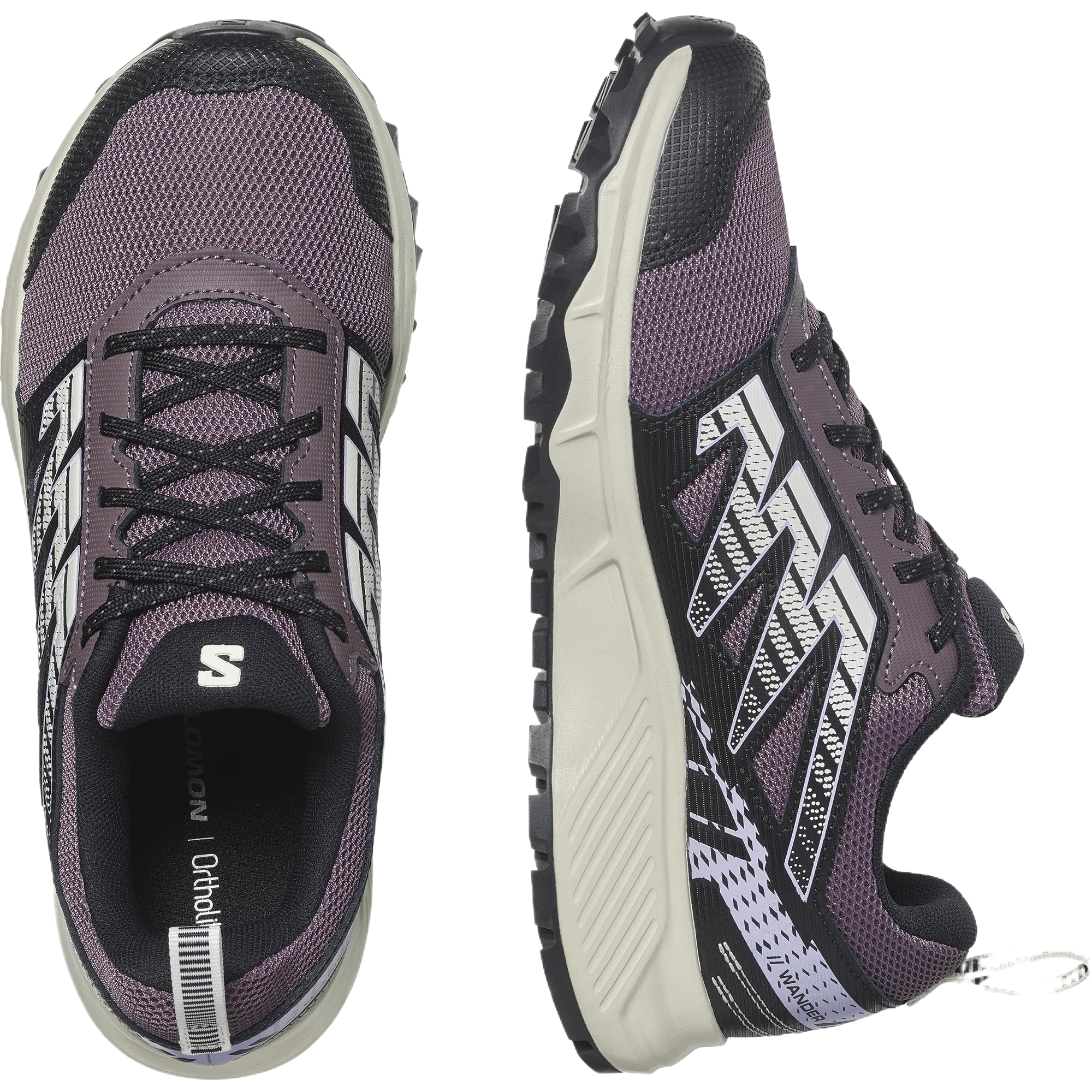 SALOMON Wander Low top Running Shoes Women’s Purple Black