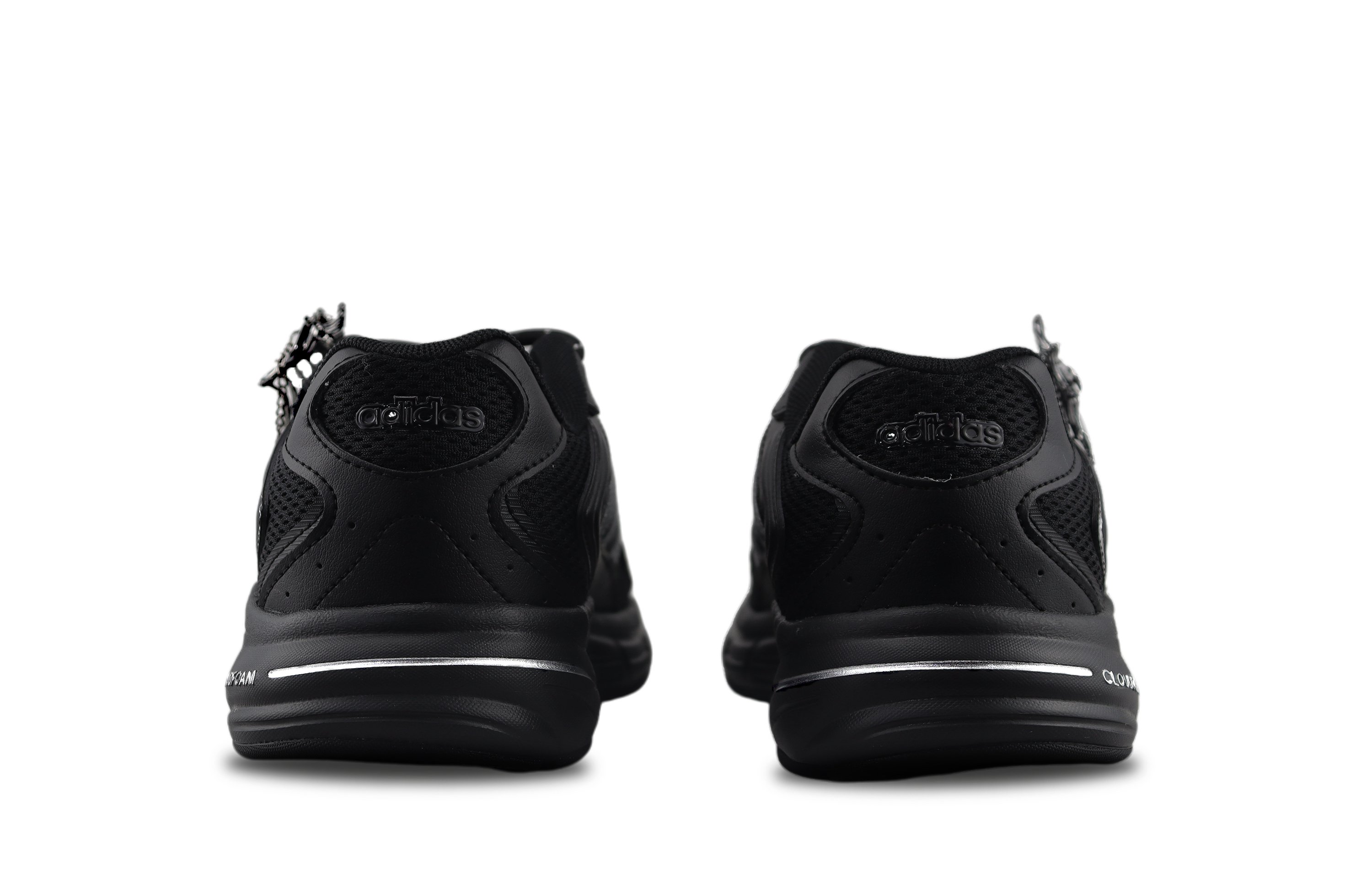 Adidas ECLYPTIX 2000 Slip Resistant Abrasion Resistant Low top Running Shoes Unisex Black Silver