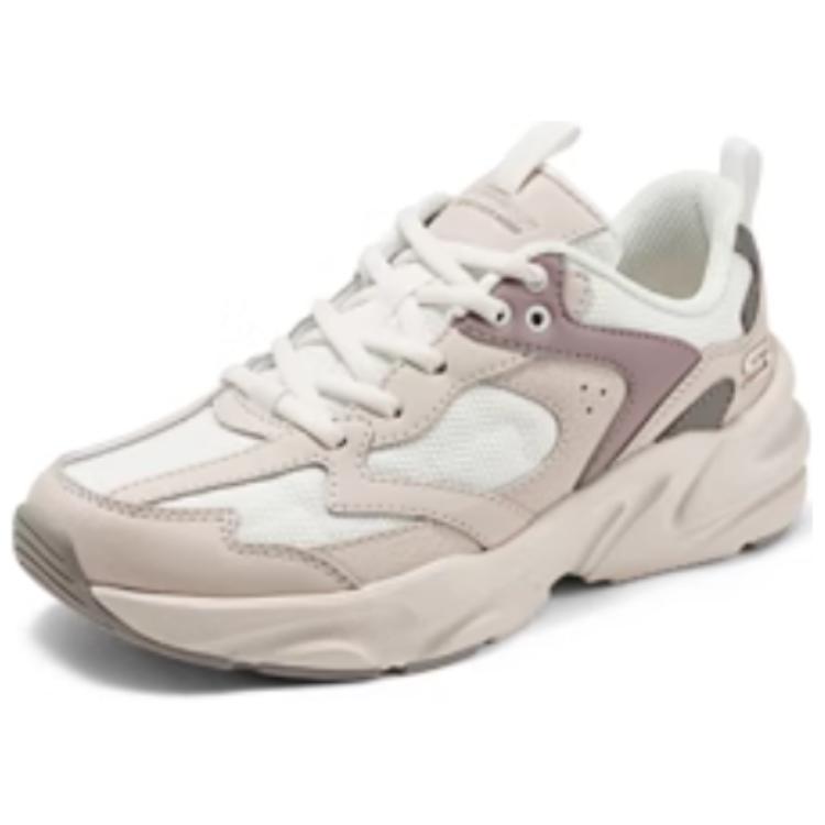 Skechers DLITES Couple Low top Casual Running Shoes Women’s Gray Pink