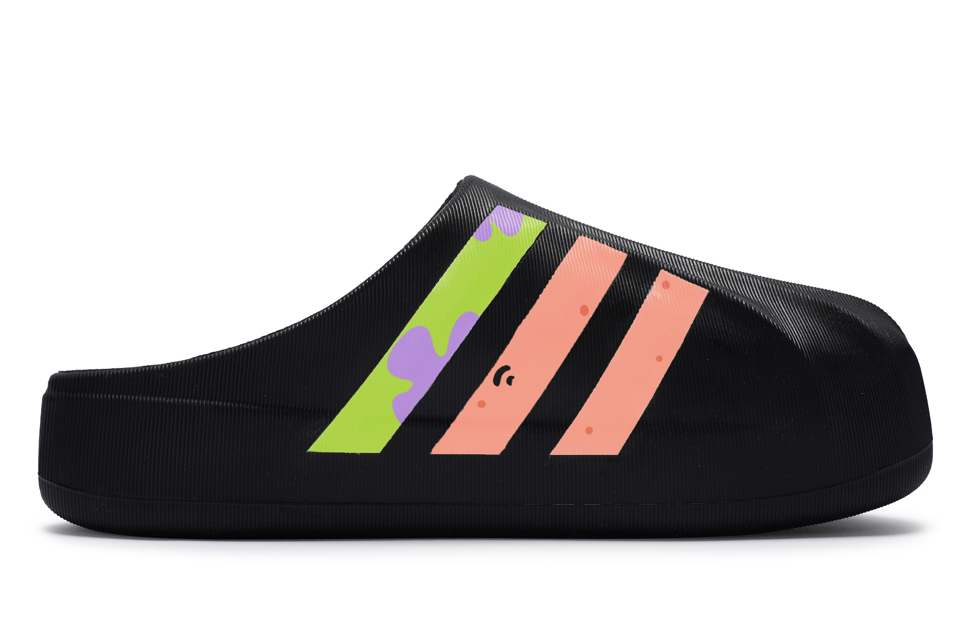 Adidas Originals AdiFOM Superstar Slip Resistant Closed Toe Slippers Unisex Black Pink Green Purple
