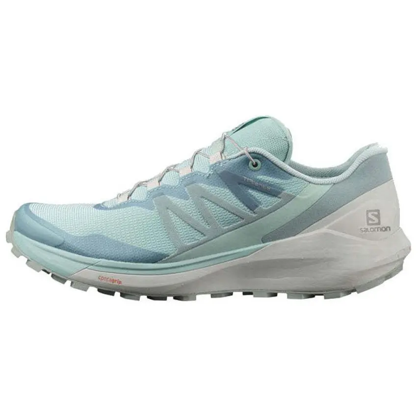 SALOMON Sense Ride 4 Cushioning Slip Resistant Abrasion Resistant Low top Running Shoes Men's Green