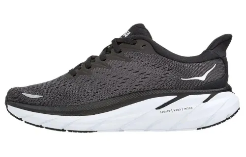 HOKA ONE ONE Clifton 8 Black White Women's