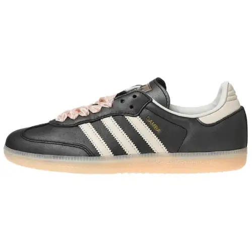 Samba Wmns Adidas Originals 'Black Wonder Quartz Ribbon Laces' Women's