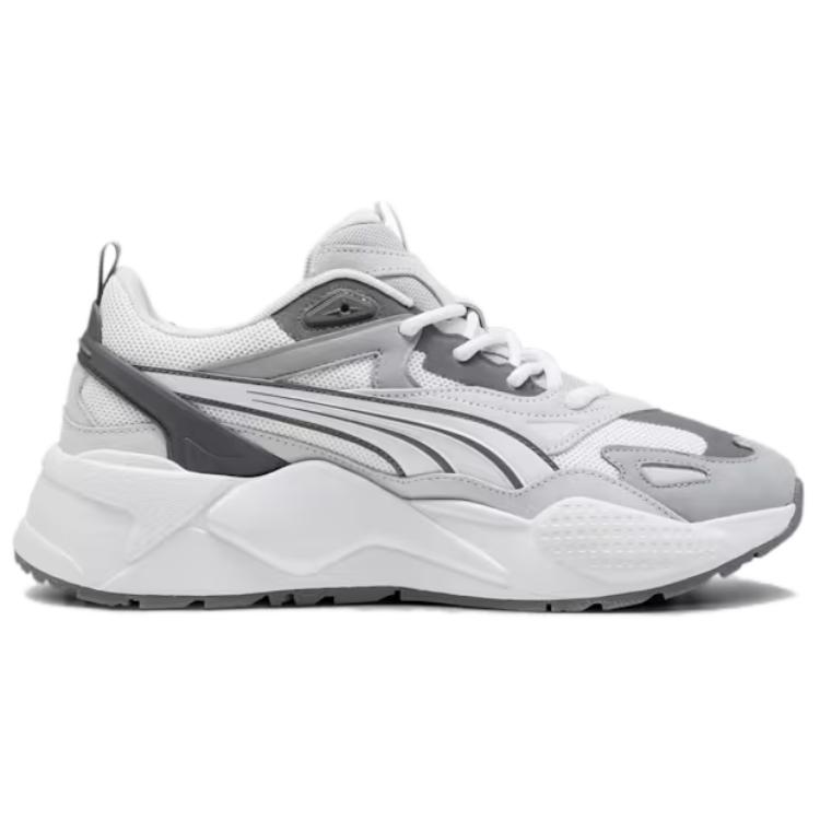 PUMA RS X Fabric Low top Running Shoes Unisex White Gray