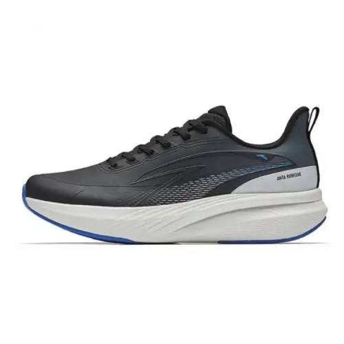 Anta Cloud Trail Slip Resistant Abrasion Resistant Low top Running Shoes Men's Black White