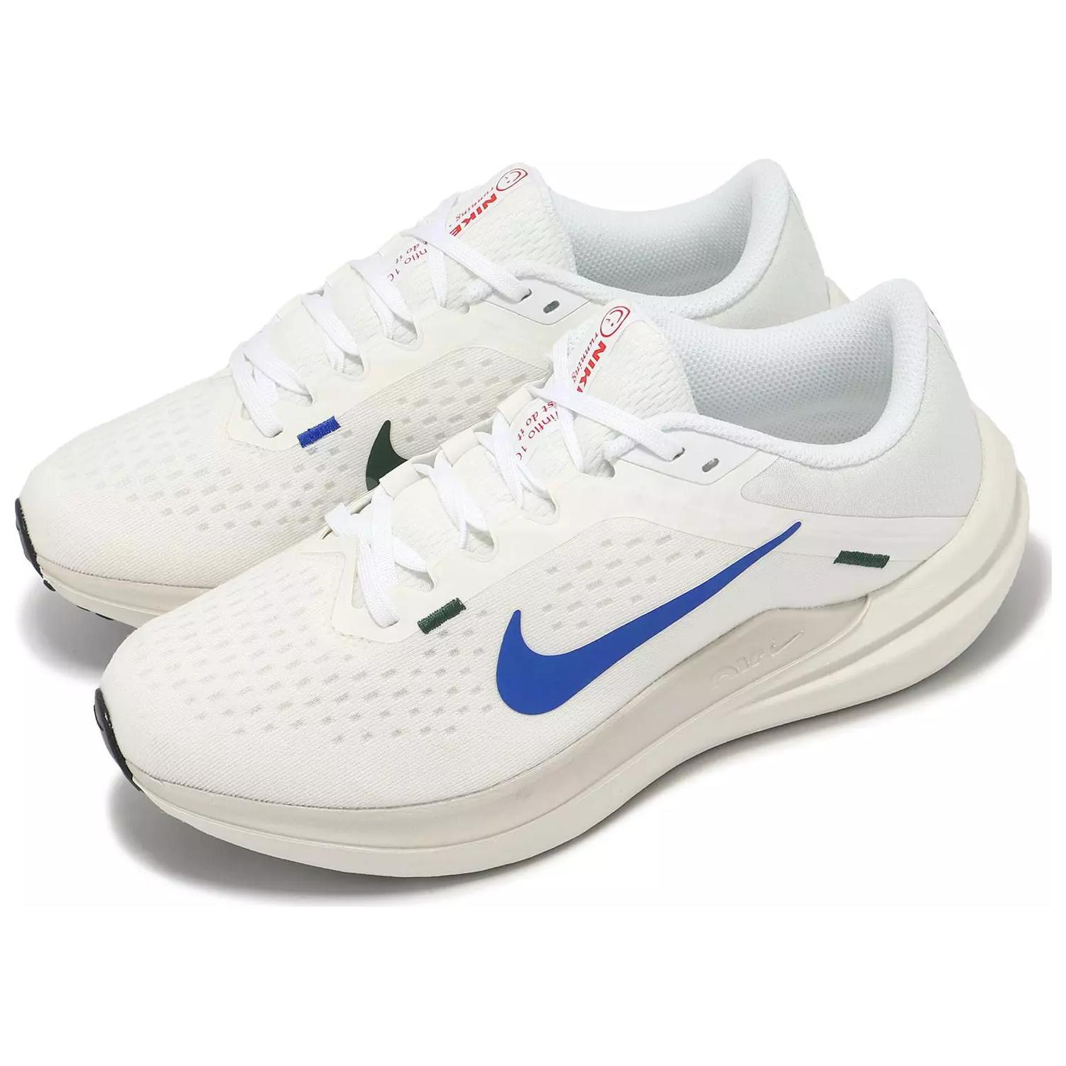 Nike Air Winflo 10 Slip Resistant Abrasion Resistant Low top Casual Sprint Running Shoes Women’s White