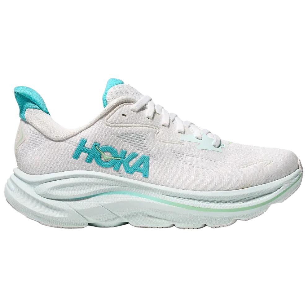 HOKA ONE ONE Clifton 10 White Cielo Blue Women’s
