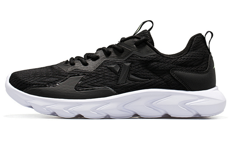 XTEP Cushioned Wear-Resistant Lightweight Low-Top Running Shoes Men’s Black