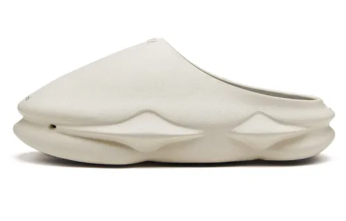 M Stand x EQLZ EQUALIZER 1050 Comfortable Quiet Abrasion Resistant Slide Slippers Unisex Beige