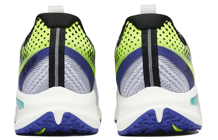 XTEP 1.0 Speed Fashion Fabric Cushioning Slip Resistant Low top Running Shoes Men’s White Green