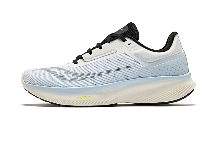 Saucony Vessel Cushioning Low top Casual Running Shoes Unisex White Blue Black