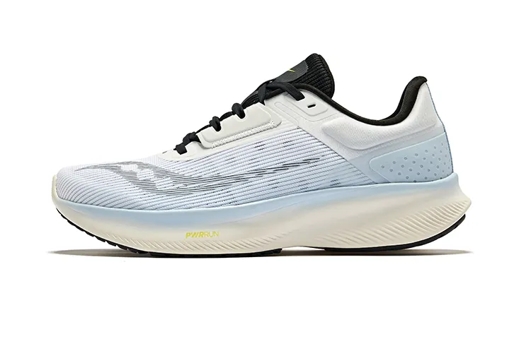 Saucony Vessel Cushioning Low top Casual Running Shoes Unisex White Blue Black