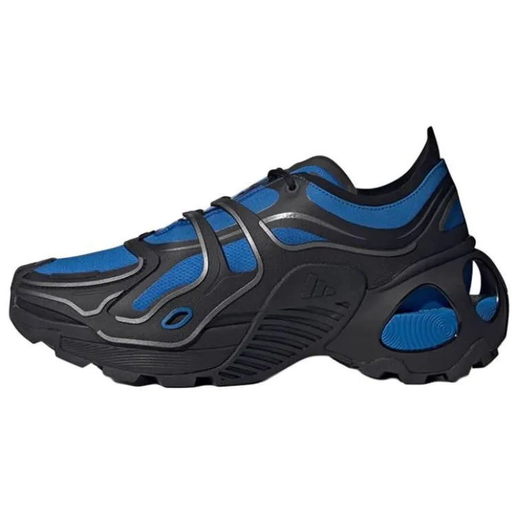 Adidas Edge Runner Soft And Comfortable Slip Resistant Abrasion Resistant Low top Casual Shoes Unisex Black Blue