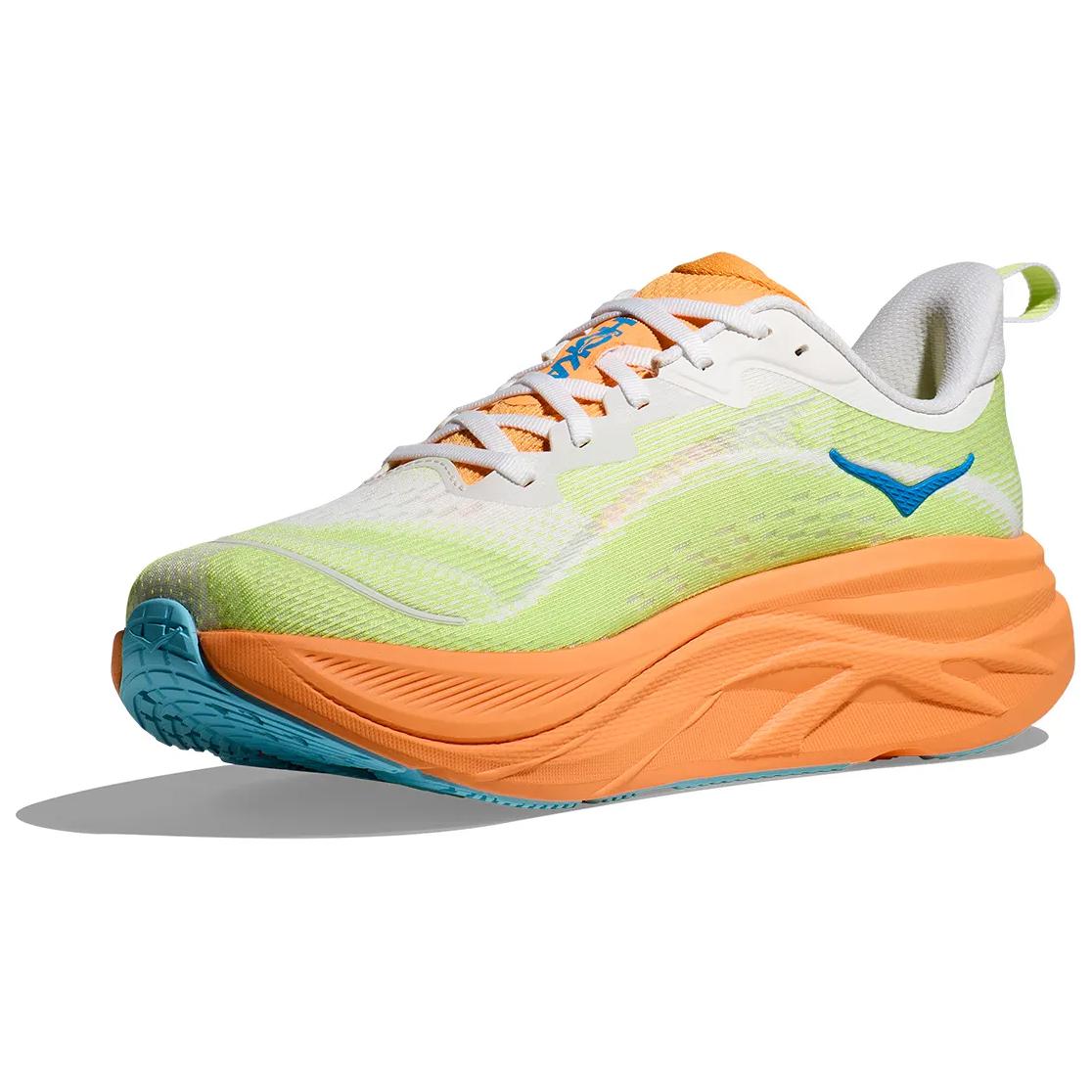 HOKA ONE ONE Slip Resistant Abrasion Resistant Low top Casual Running Shoes Men’s Green Orange